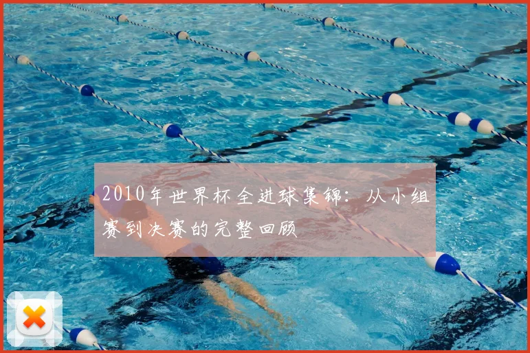 2010年世界杯全进球集锦:从小组赛到决赛的完整回顾