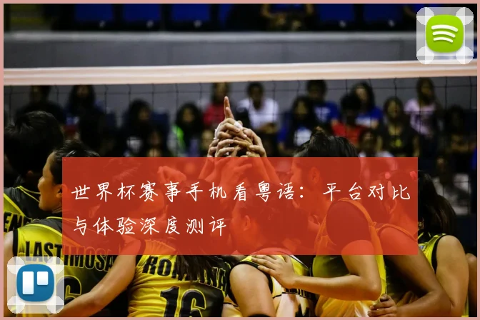 世界杯赛事手机看粤语：平台对比与体验深度测评